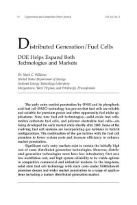 Distributed power generaiton -fuel cell燃料電磁