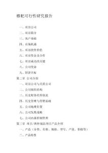 糌粑可行性研究報告