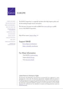 Support RAND For More Information
