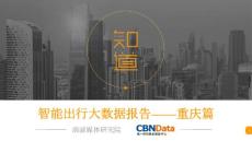 CBNData：智能出行大数据报告—重庆篇