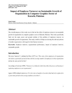 Impact of Employee Turnover on Sustainable Growth …