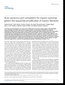 ncb3463-Actin dynamics and competition for myosin monomer govern the sequential amplification of myosin filaments