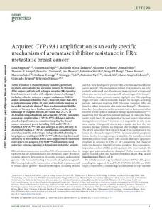 ng.3773-Acquired CYP19A1 amplification is an early specific mechanism of aromatase inhibitor resistance in ERα metastatic breast cancer