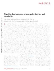 nbt.3782-Situating brain regions among patent rights and moral risks