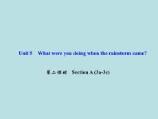 百分闖關2017年春八年級英語下冊Unit5Whatwereyoudoing706819898