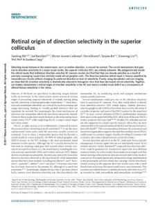 nn.4498-Retinal origin of direction selectivity in the superior colliculus