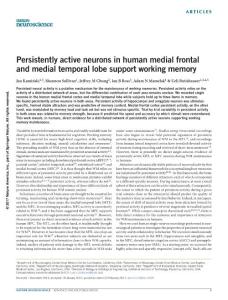 nn.4509-Persistently active neurons in human medial frontal and medial temporal lobe support working memory