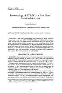 pharmacology of tyb-3823, a new class i antiarrhythmic drug