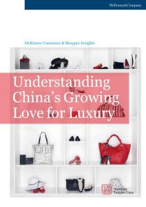 Mckinsey China Luxury Market 2011