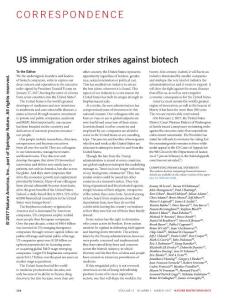 nbt.3824-US immigration order strikes against biotech