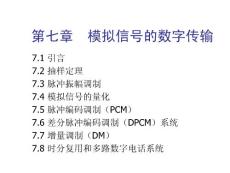 第07章 模擬信號(hào)的數(shù)字傳輸(已改qq)