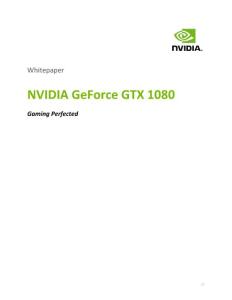 GeForce GTX 1080 Whitepaper - Nvidia