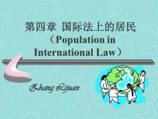 (ppt)第四章国际法上的居民（PopulationinInternationalLaw）