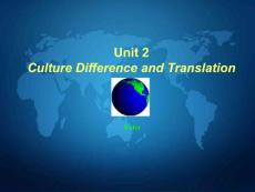 应用翻译unit 2 Culture and Translation