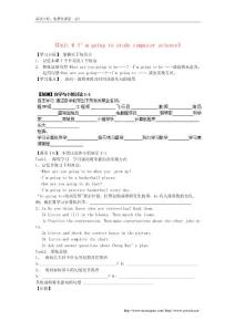 新人教版八年級英語上冊Unit6Period1導(dǎo)學(xué)案