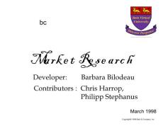 贝恩 - market research