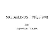 NRED在LINUX下的初步实现