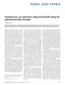 nn.4508-Nusinersen, an antisense oligonucleotide drug for spinal muscular atrophy