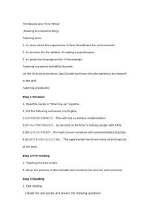 人教必修4教案 Unit1 Women of achievement[Reading１