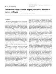 cr201748a-Mitochondrial replacement by pre-pronuclear transfer in human embryos