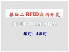 RFID12_應(yīng)用開發(fā)--獲得系統(tǒng)信息