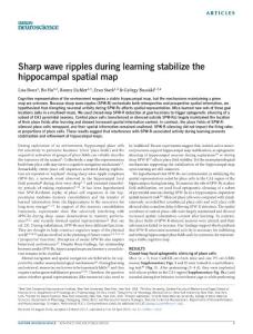 nn.4543-Sharp wave ripples during learning stabilize the hippocampal spatial map