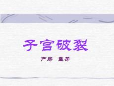 子宫破裂ppt幻灯片