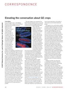 nbt.3841-Elevating the conversation about GE crops