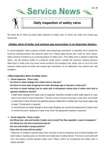 lt;Safety valve of boiler and exhaust gas economizer is …