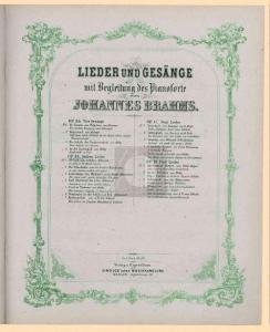 勃拉姆斯7首艺术歌曲 作品48 7 Lieder, Op.48