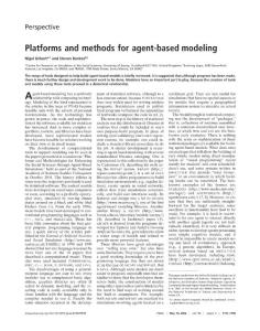 Platforms and methods for agent-based modeling (2002)