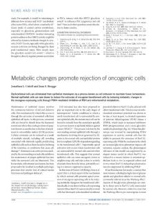 ncb3521-Metabolic changes promote rejection of oncogenic cells -