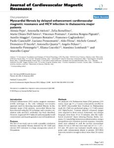 Journal of Cardiovascular Magnetic Resonance BioMed Central