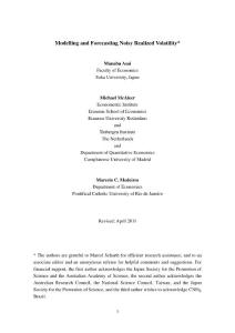 Modelling and forecasting noisy realized volatility