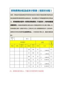 物料采购成本控制