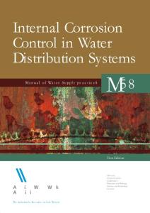 Internal Corrosion Control in Water Distribution Systems