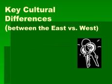 英文原版Lesson 6-Differences East and West