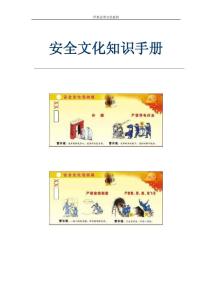 企业安全文化知识手册CC