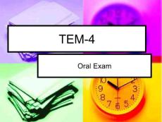 【精品】英语专业四级考试讲座TEM-4 Oral Exam
