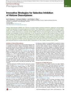 Cell-Chemical-Biology_2016_Innovative-Strategies-for-Selective-Inhibition-of-Histone-Deacetylases