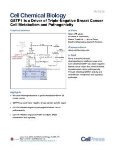 Cell-Chemical-Biology_2016_GSTP1-Is-a-Driver-of-Triple-Negative-Breast-Cancer-Cell-Metabolism-and-Pathogenicity