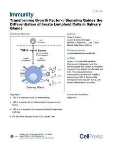 Immunity_2016_Transforming-Growth-Factor-Signaling-Guides-the-Differentiation-of-Innate-Lymphoid-Cells-in-Salivary-Glands