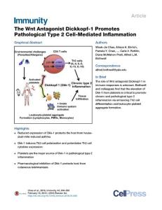 Immunity_2016_The-Wnt-Antagonist-Dickkopf-1-Promotes-Pathological-Type-2-Cell-Mediated-Inflammation