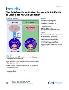 Immunity_2016_The-Self-Specific-Activation-Receptor-SLAM-Family-Is-Critical-for-NK-Cell-Education