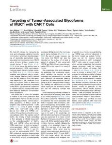 Immunity_2016_Targeting-of-Tumor-Associated-Glycoforms-of-MUC1-with-CAR-T-Cells