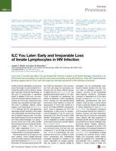Immunity_2016_ILC-You-Later-Early-and-Irreparable-Loss-of-Innate-Lymphocytes-in-HIV-Infection