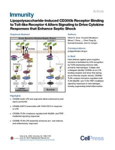 Immunity_2016_Lipopolysaccharide-Induced-CD300b-Receptor-Binding-to-Toll-like-Receptor-4-Alters-Signaling-to-Drive-Cytokine-Responses-that-Enhance-Sep