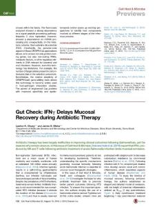 Cell-Host-Microbe_2016_Gut-Check-IFN-Delays-Mucosal-Recovery-during-Antibiotic-Therapy