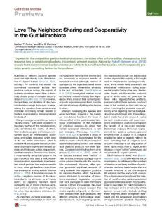 Cell-Host-Microbe_2016_Love-Thy-Neighbor-Sharing-and-Cooperativity-in-the-Gut-Microbiota