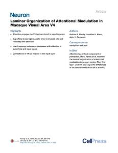Neuron_2017_Laminar-Organization-of-Attentional-Modulation-in-Macaque-Visual-Area-V4